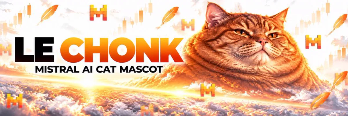 Le Chonk, Mistral AI cat mascot banner